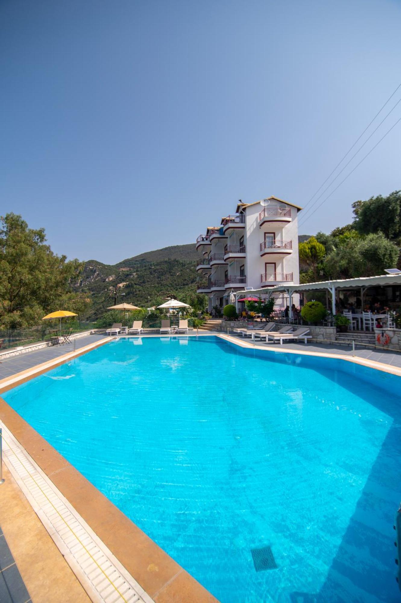 Hotelsunnybeachgr Perdhika Exteriör bild