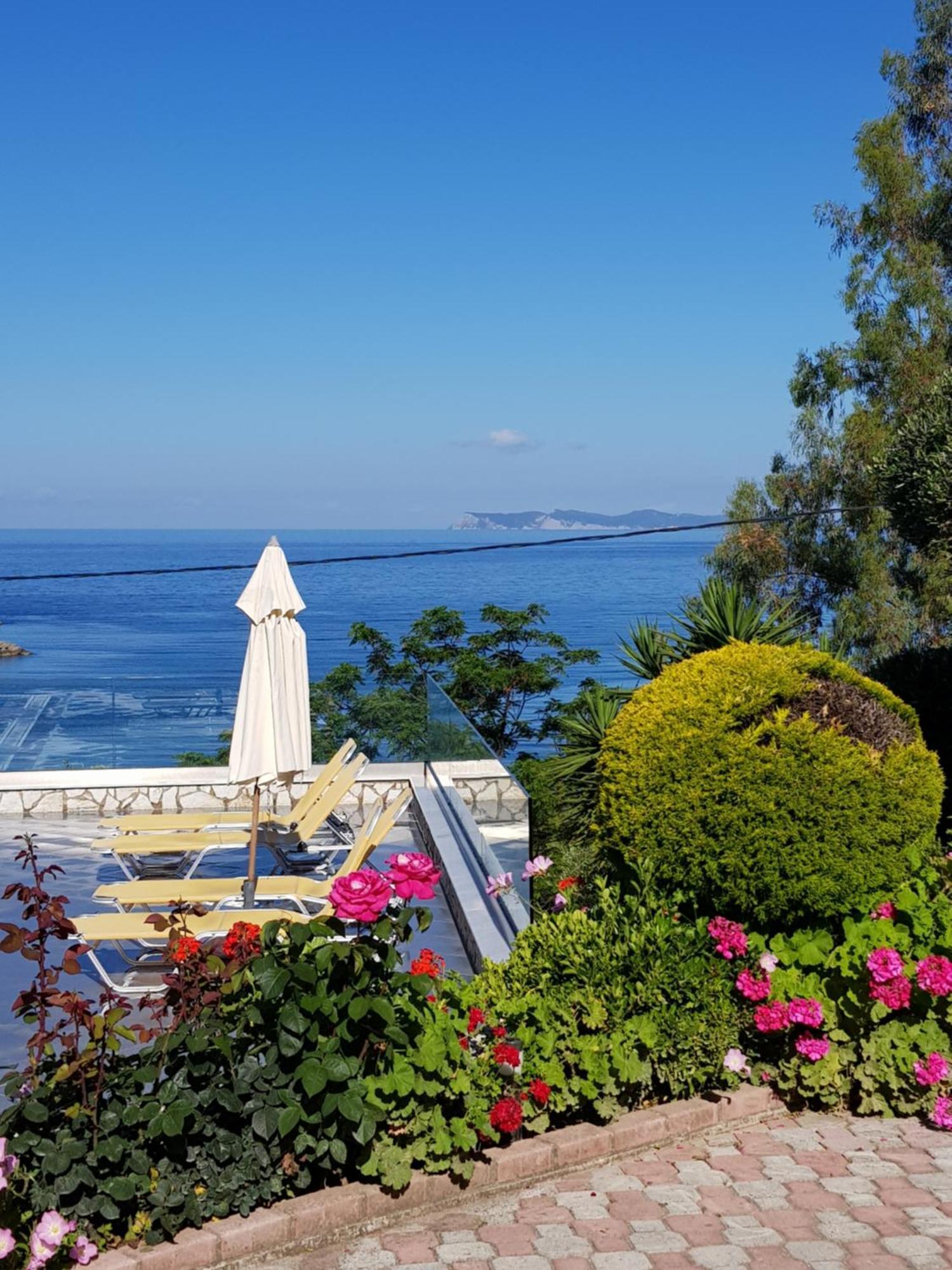 Hotelsunnybeachgr Perdhika Exteriör bild